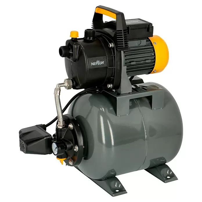 Neptun Kućni automat za vodu NHW-E 68 - 650 W, Maksimalni protok: 3.800 l/h, Maksimalni tlak: 3,6 bar - Dijagonalni pogled