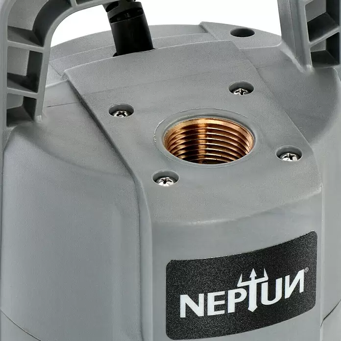 Neptun Drucktauchpumpe NTP-E 110 AUTOMATIC - 1.100 W, Max. Fördermenge: 6.000 l/h - Detailaufnahme