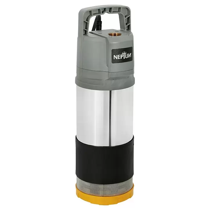 Neptun Drucktauchpumpe NTP-E 110 AUTOMATIC - 1.100 W, Max. Fördermenge: 6.000 l/h - Diagonale Ansicht