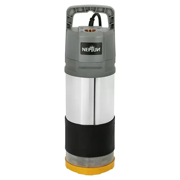 Neptun Drucktauchpumpe NTP-E 110 AUTOMATIC - 1.100 W, Max. Fördermenge: 6.000 l/h - Vorderansicht