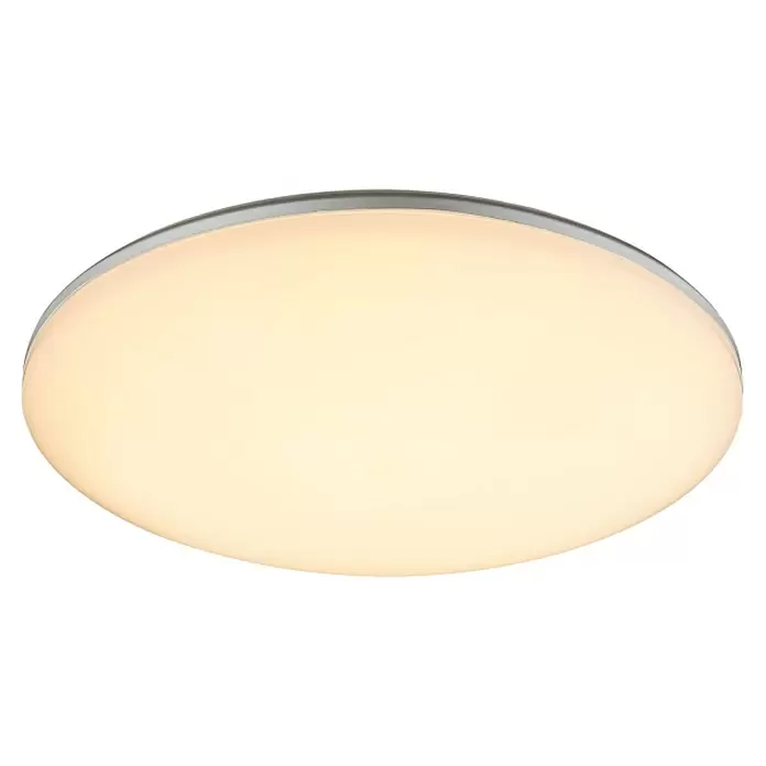 Globo LED-Außendeckenleuchte Dori - L x B x H: 33 x 33 x 5,6 cm - Ansicht von unten