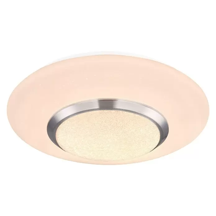 Globo LED-Deckenleuchte rund Candida - 18 W, Ø x H: 340 mm x 8 cm, Warmweiß - Ansicht von unten
