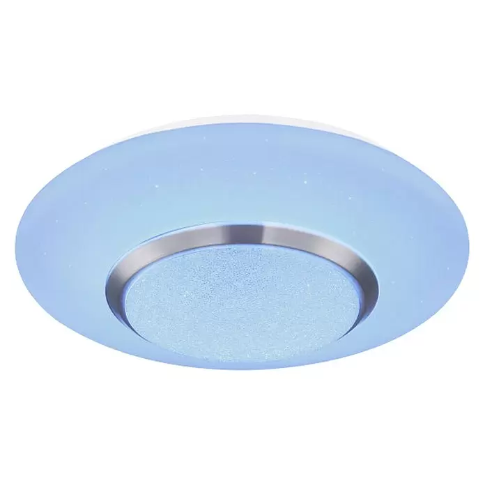 Globo LED-Deckenleuchte rund Candida - 18 W, Ø x H: 340 mm x 8 cm, Warmweiß - Ansicht von unten