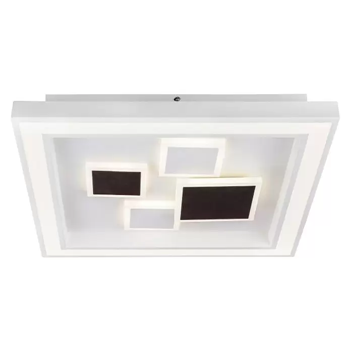 Globo LED stropna svjetiljka - 50 W, D x Š x V: 48 x 48 x 7 cm, Topla bijela - Pogled odozdo