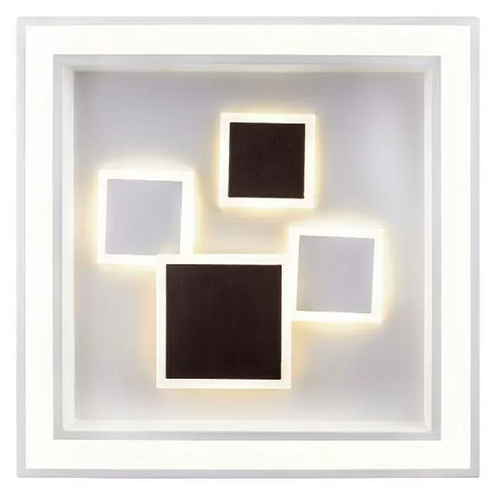 Globo LED stropna svjetiljka - 50 W, D x Š x V: 48 x 48 x 7 cm, Topla bijela - Pogled odozdo