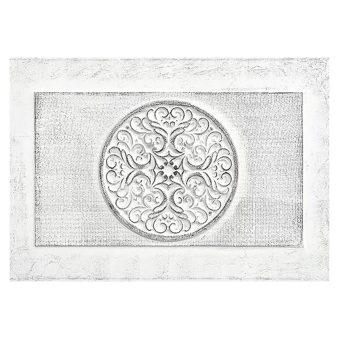 Armario de contadores Círculo - Mosaico, 50 x 35 cm, Blanco - Vista superior