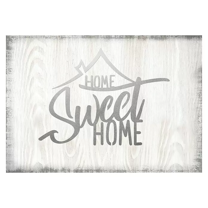 Armario de contadores Home Sweet - Home, 50 x 35 cm, Plateado - Vista superior