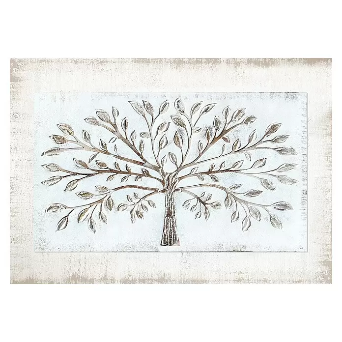 Armario de contadores Árbol - Hojas, 50 x 35 cm, Marrón - Vista superior