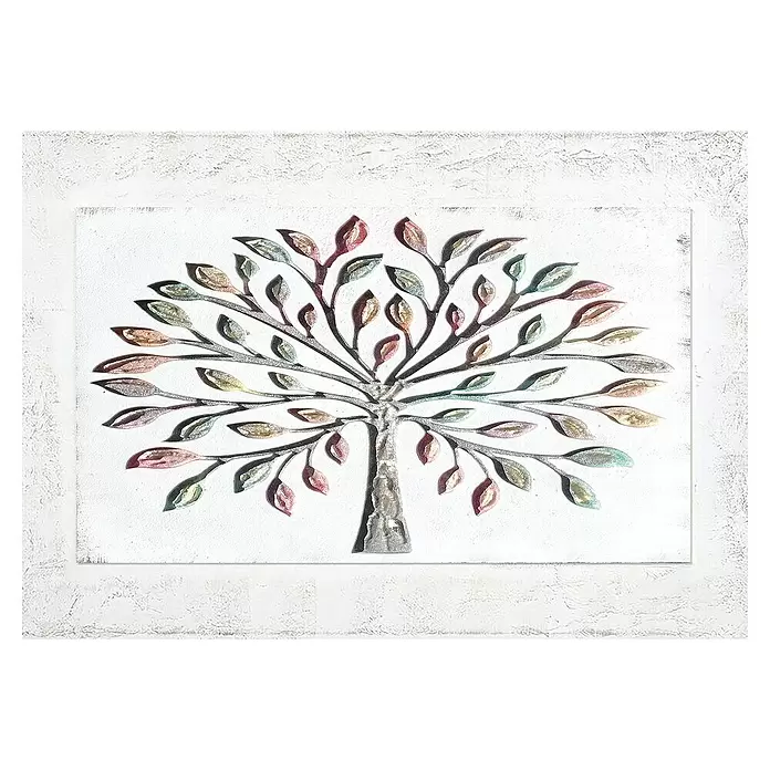 Armario de contadores Árbol - Hojas, 50 x 35 cm, Multicolor - Vista superior