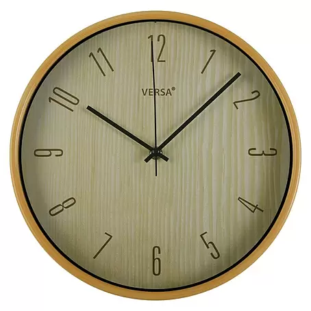 Reloj de pared Vintage madera clara