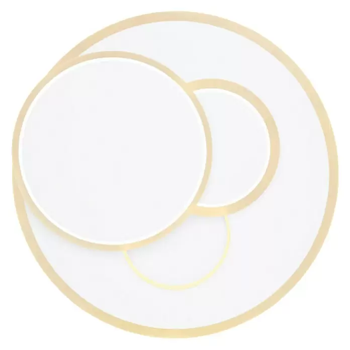 Globo LED-Deckenleuchte Tarabina - 48 W, Opal/Weiß, Warmweiß - Ansicht von unten