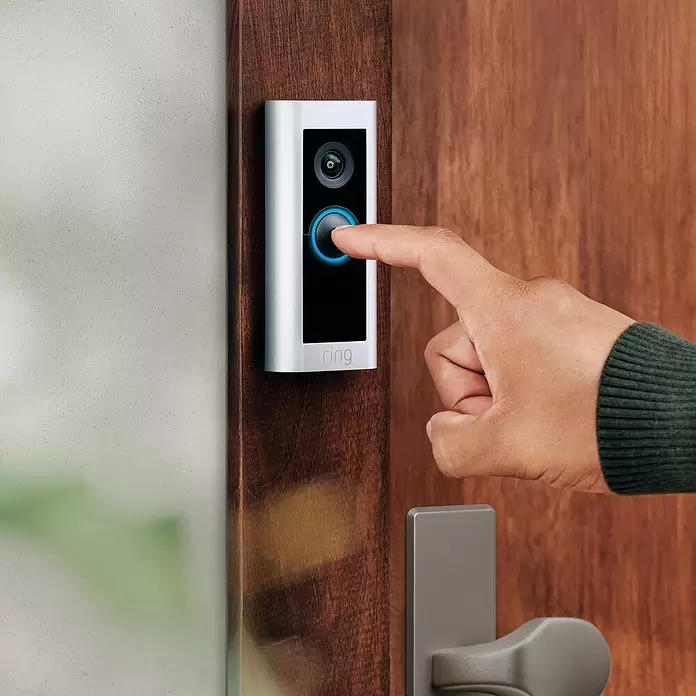 Ring Türklingel mit Kamera Video Doorbell Pro 2 - Anschlussart: Drahtgebunden, Nickel matt, 1536p HD - Anwendungsbeispiel