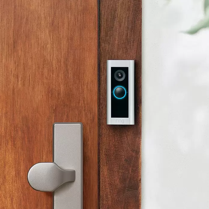 Ring Türklingel mit Kamera Video Doorbell Pro 2 - Anschlussart: Drahtgebunden, Nickel matt, 1536p HD - Stimmungsaufnahme