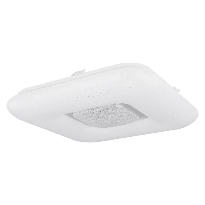 Globo LED-Deckenleuchte Trystan - L x B x H: 30 x 30 x 6 cm - Diagonale Ansicht