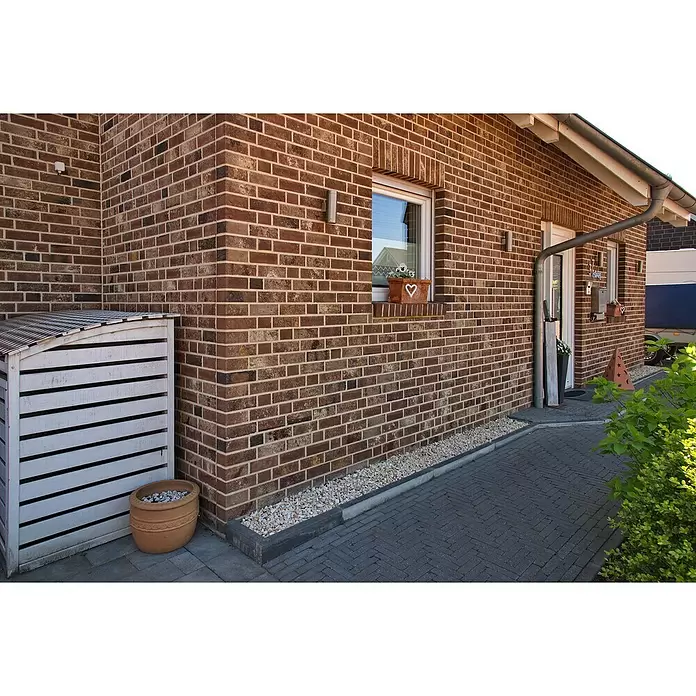 Celina Klinker Verblendstein Montana Ravenna - 21,5 x 6,5 cm, Braun, Steinoptik - Stimmungsaufnahme