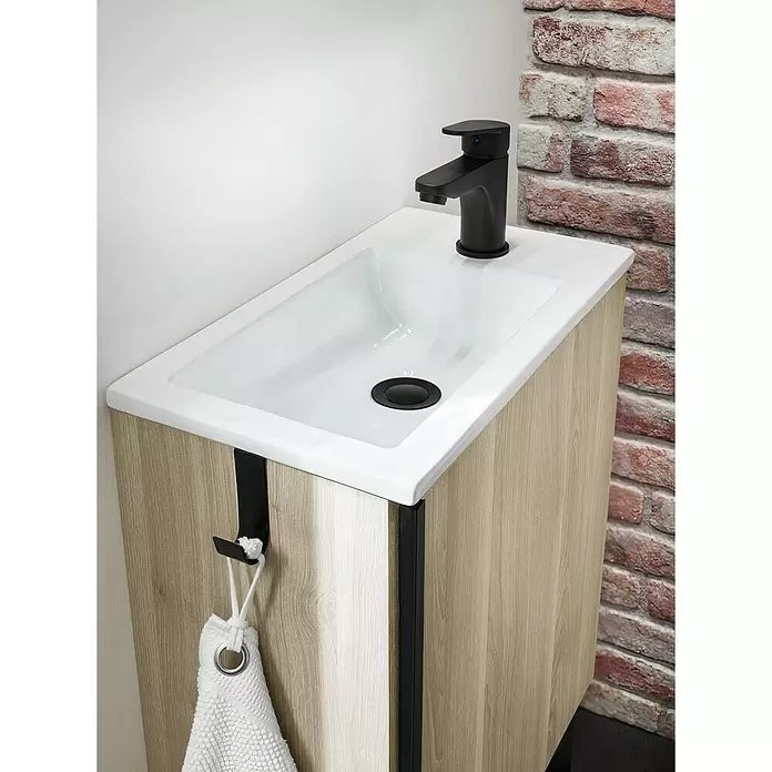 Riva Badmöbel-Set Indus - 46 cm, Birke, Matt - Stimmungsaufnahme