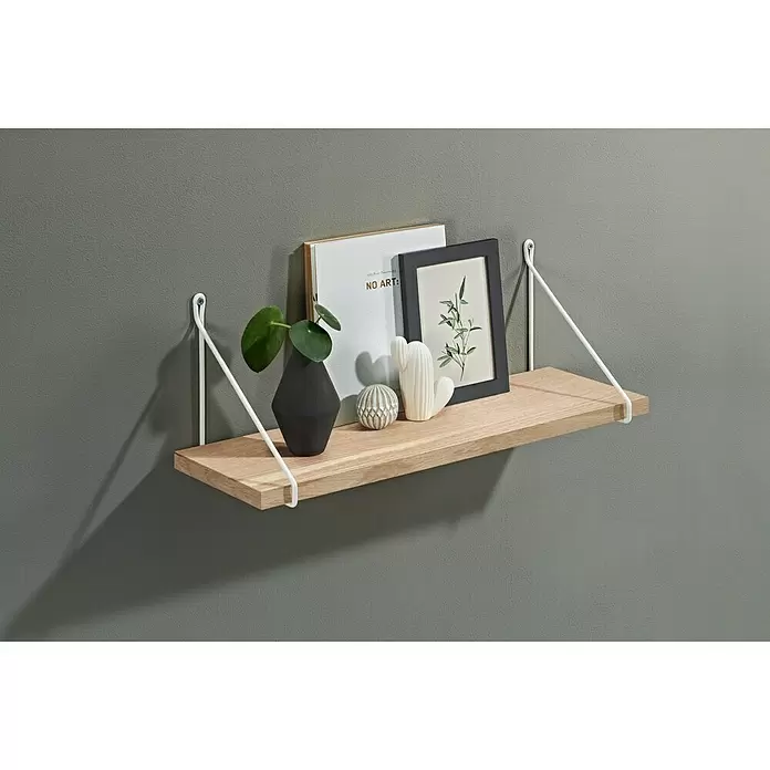 Dolle Estante flotante Lite Vintage - L x An x Es: 60 x 20 x 2 cm, Roble - Foto ambiente