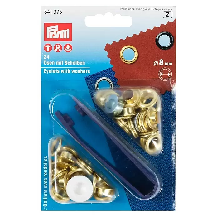 Seilflechter Ojales - Diámetro: 8,5 mm, 24 ud. - Vista frontal