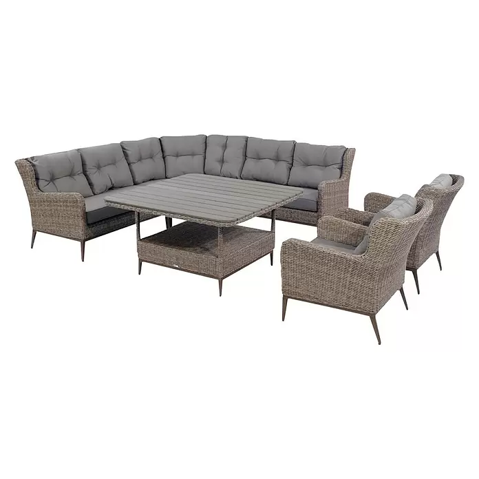 Conjunto de muebles Castello - 6 piezas, Arena - Vista angular