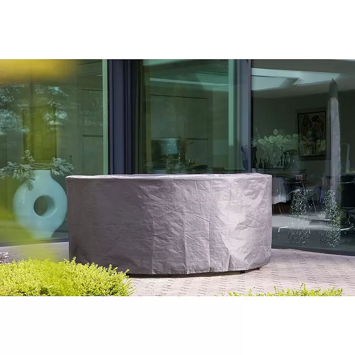 Winza Outdoor Covers Beschermhoes voor zitgroepen - Polypropyleen, Ø x h: 200 x 85 cm - Sfeeropname