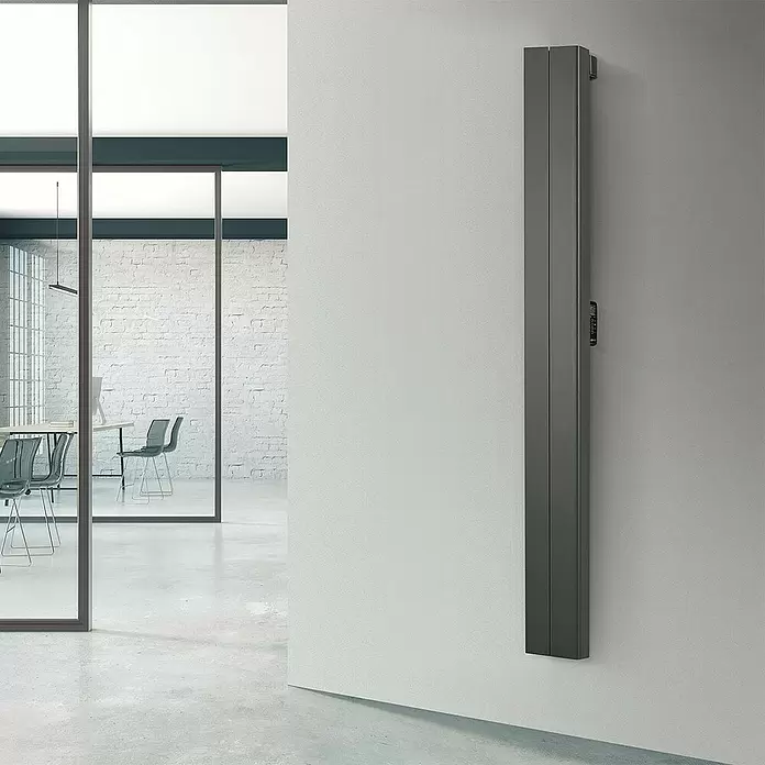 Rointe Radiador eléctrico digital Palaos - 1.000 W, Negro, 110 x 236 x 1.800 mm - Foto ambiente