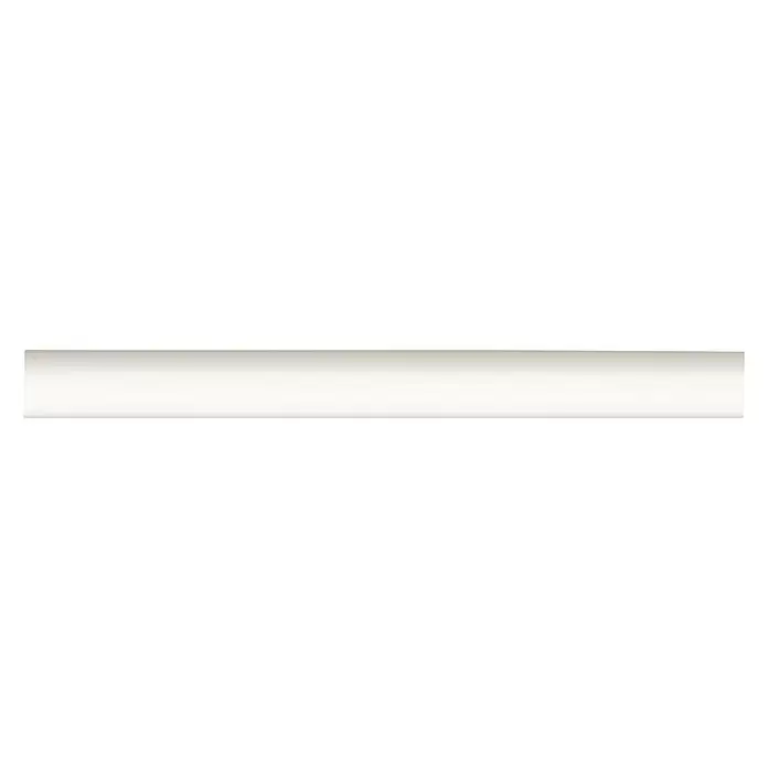 Barra para cortinas Ideas 12 - Blanco, Largo: 200 cm, Diámetro: 12 mm - Vista frontal