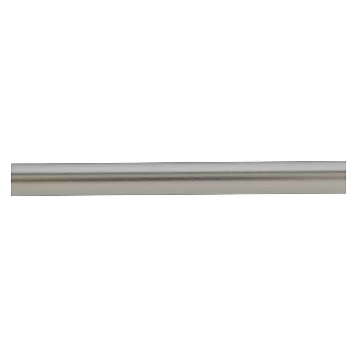 Barra para cortinas Ideas 12 - Plateado, Largo: 100 cm, Diámetro: 12 mm - Vista frontal