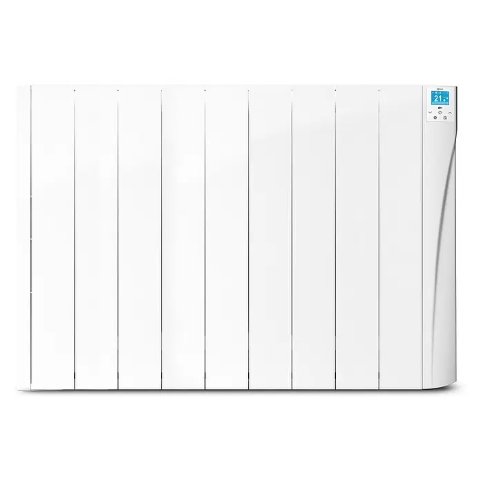 Rointe Emisor térmico cerámico Olympia Wifi - 1.500 W, Blanco, L x An x Al: 120 x 827 x 575 mm - Vista frontal