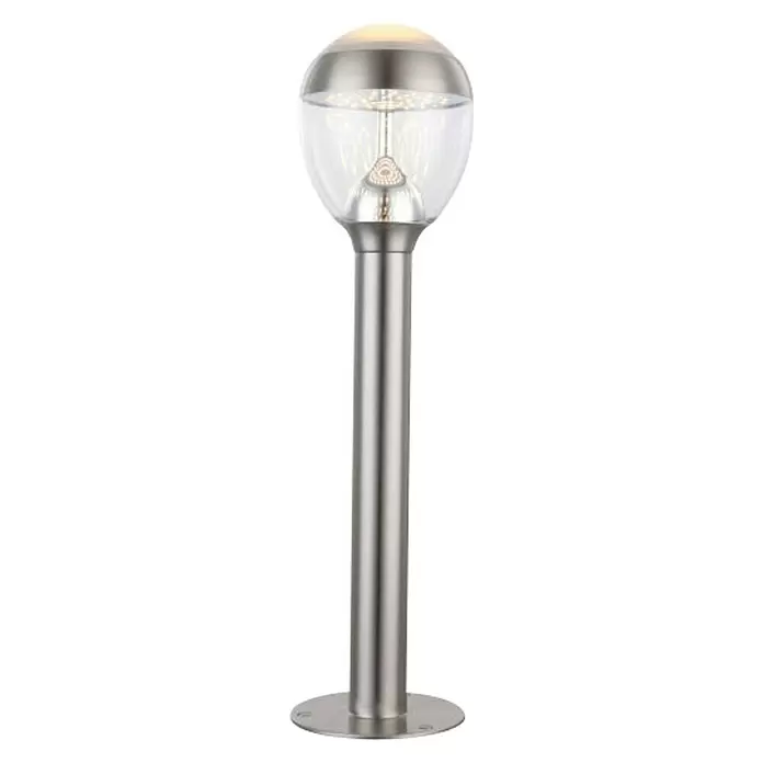 Globo LED-Außenleuchte Callisto - 9 W, Ø x H: 15 x 59 cm, Edelstahl - Vorderansicht