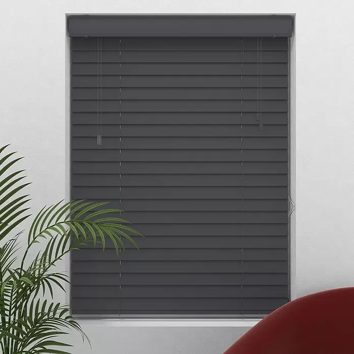 Jalousie - B x H: 90 x 175 cm, Anthrazit - Stimmungsaufnahme