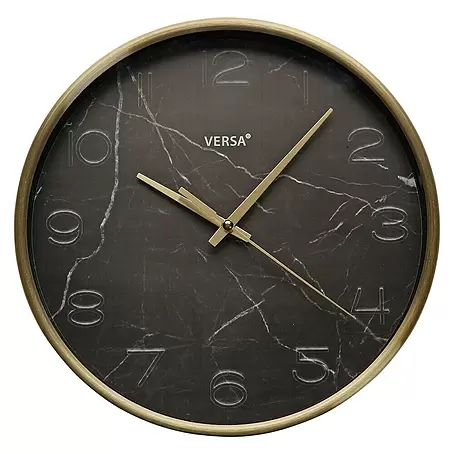 Reloj de pared redondo Mármol
