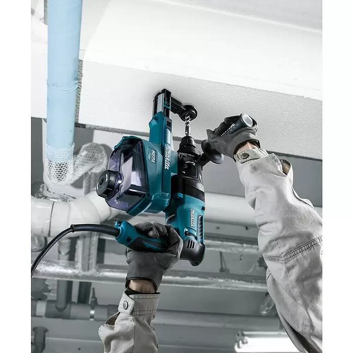 Makita Kombihammer HR2653TJ - 800 W, Leerlaufdrehzahl: 0 U/min - 1.200 U/min, Einzelschlagstärke: 2,4 J - Anwendungsbeispiel