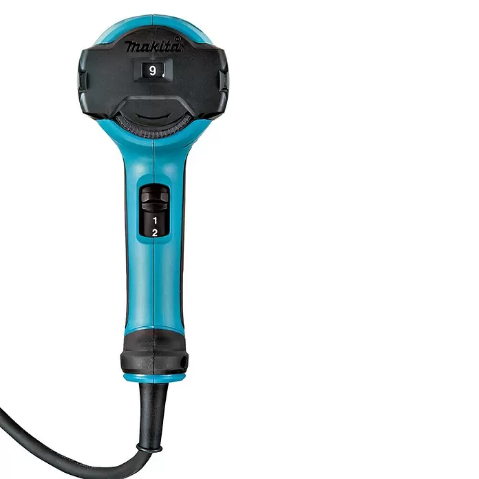 Makita Heißluftgebläse HG5030K - 1.600 W, Temperaturbereich: 350 °C - 500 °C - Detailaufnahme