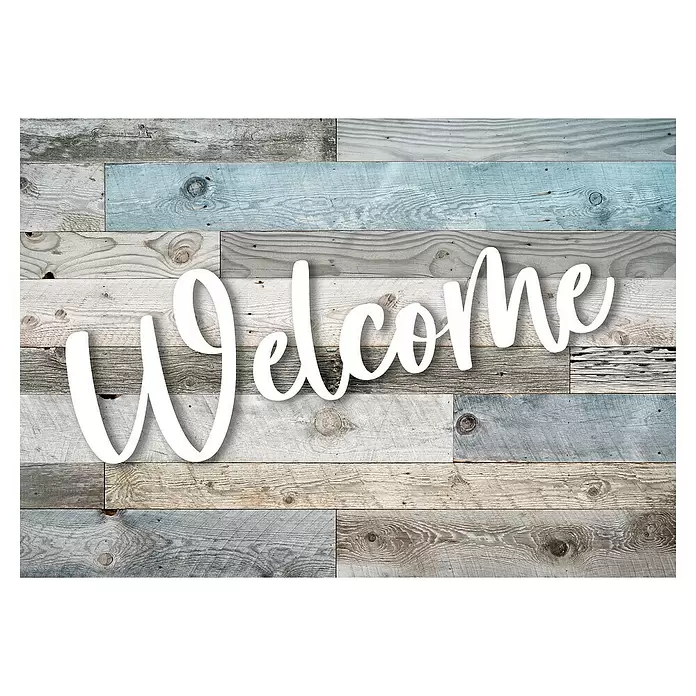 Armario de contadores Welcome - Home, 50 x 35 cm, Multicolor, Mezcla marrón - Vista superior