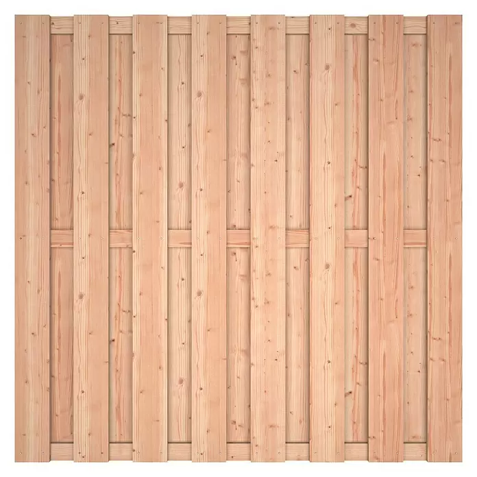 Tuinschermelement Douglas - 180 x 180 cm, Douglasspar - Vooraanzicht