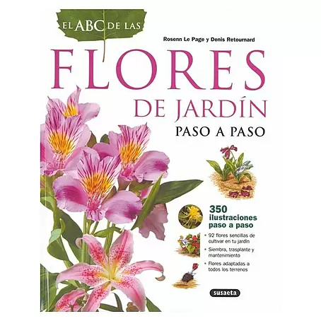 Libro de jardinería Flores de jardín: Paso a paso