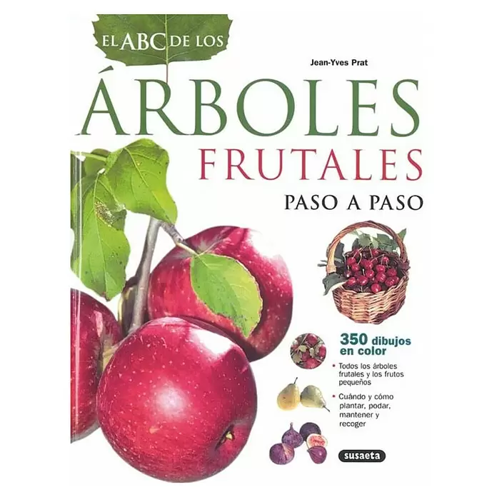 Libro de jardinería Árboles frutales: Paso a Paso - Número de páginas: 216 - Vista superior