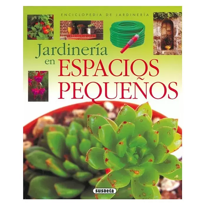 Libro de jardinería en espacios pequeños - Número de páginas: 250 - Vista superior