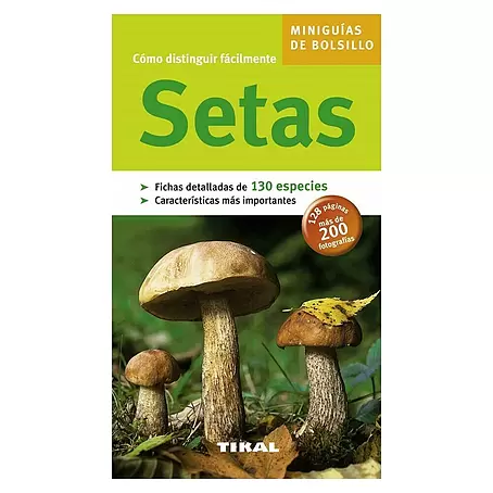 Libro de jardinería Cómo distinguir fácilmente las setas