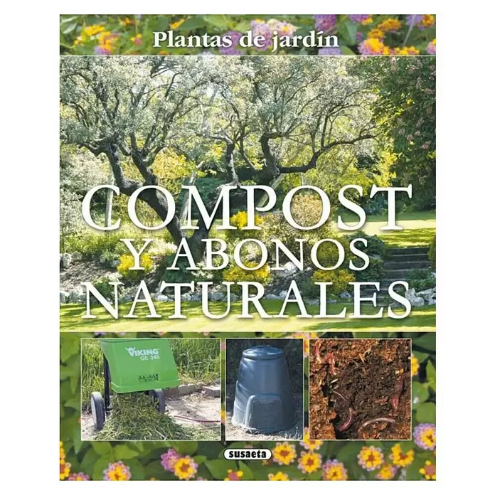 Libro de jardinería Compost y abonos naturales - Número de páginas: 96 - Vista superior