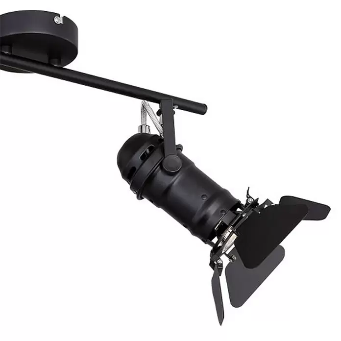 Globo Plafondspot Egon - 2 x 50 W, Zwart, l x b x h: 54 x 16 x 26,5 cm - Close-up