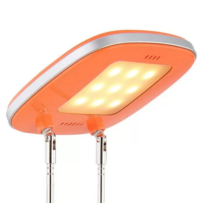 Globo Lámpara de sobremesa LED Ulicia - 3 W, L x An x Al: 32,5 x 11 x 33 cm, Naranja, Blanco cálido - Primer plano