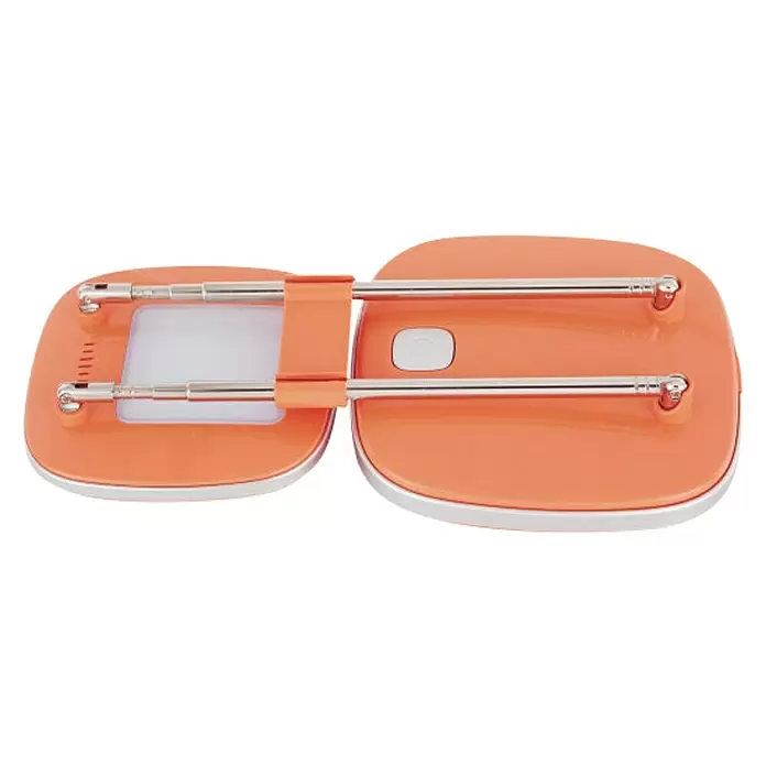 Globo Lámpara de sobremesa LED Ulicia - 3 W, L x An x Al: 32,5 x 11 x 33 cm, Naranja, Blanco cálido - Vista angular