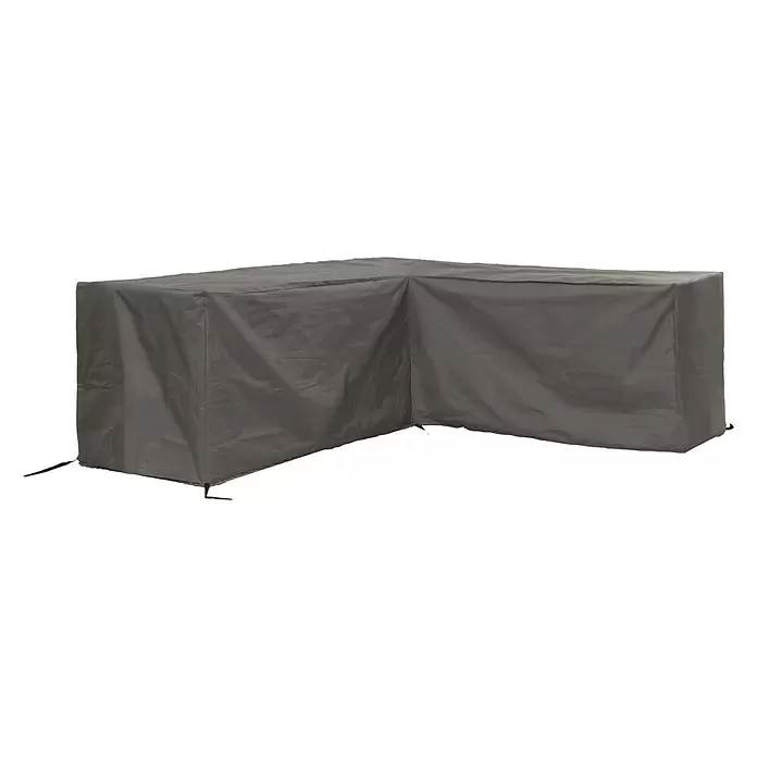Winza Outdoor Covers Beschermhoes voor loungesets - l x b x h: 300 x 300 x 70 cm, Grijs - Diagonaal zicht