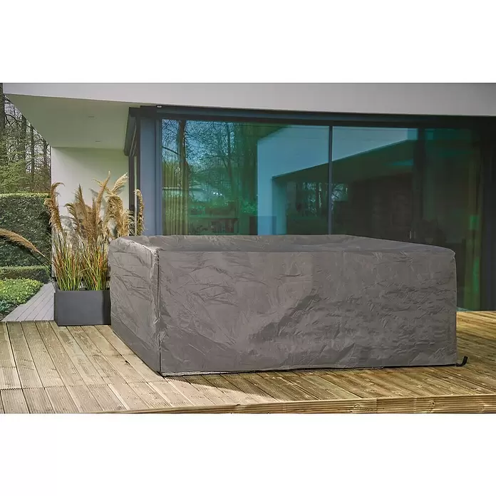 Winza Outdoor Covers Beschermhoes voor loungesets - l x b x h: 260 x 260 x 95 cm, Grijs - Sfeeropname