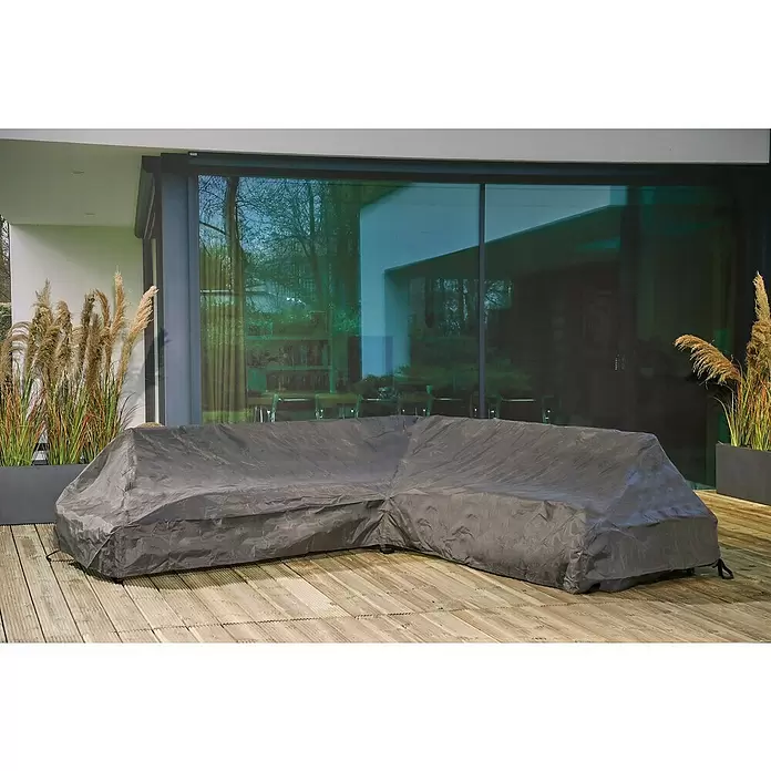 Winza Outdoor Covers Beschermhoes voor loungesets - l x b x h: 255 x 295 x 65 cm, Grijs - Sfeeropname