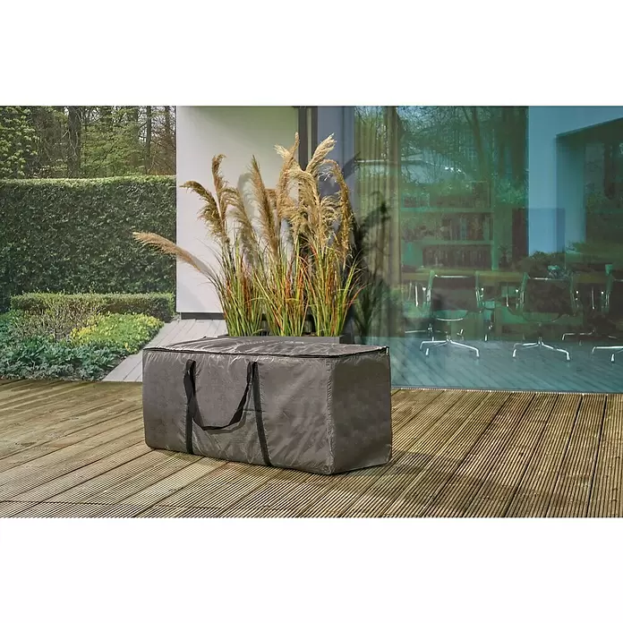 Winza Outdoor Covers Beschermhoes voor kussens - 125 x 40 x 50 cm, Polypropyleen, Passend bij: 4 kussens - Sfeeropname