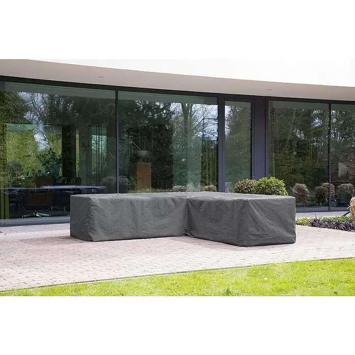 Winza Outdoor Covers Beschermhoes voor loungesets - l x b x h: 205 x 205 x 70 cm, Grijs - Sfeeropname