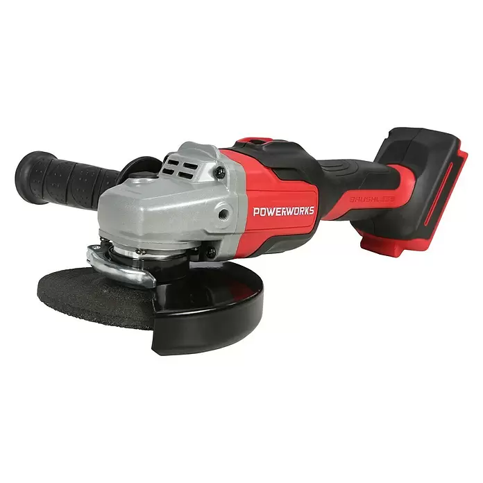 Powerworks Akumulatorska kutna brusilica PD24AG - 24 V, Bez akumulatora, Promjer rezne ploče: 125 mm - Dijagonalni pogled