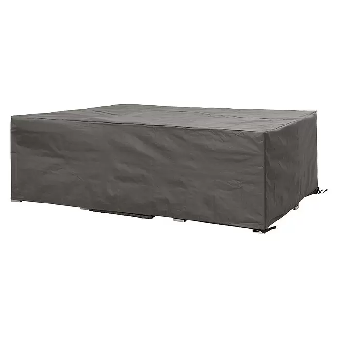 Winza Outdoor Covers Beschermhoes voor loungesets - 300 x 300 x 75 cm, Grijs - Diagonaal zicht